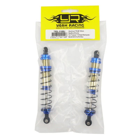 Yeah Racing Aluminum TR-XB 105mm Big Bore Shocks For Traxxas 1/10 Slash Stampede Bandit Arrma RC Blue