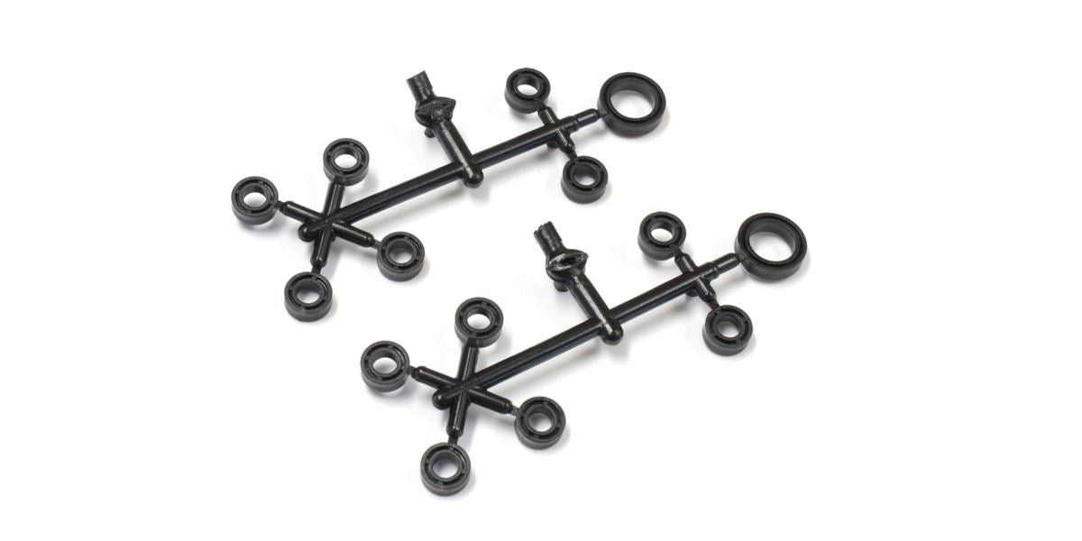 Pom Bush Set 5X10X4Mm (12) Black Outlaw Rampage