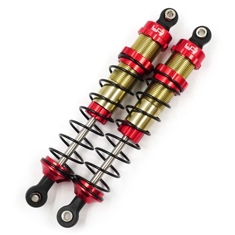Yeah Racing Aluminum TR-XB 105mm Big Bore Shocks For Traxxas 1/10 Slash Stampede Bandit Arrma RC Red