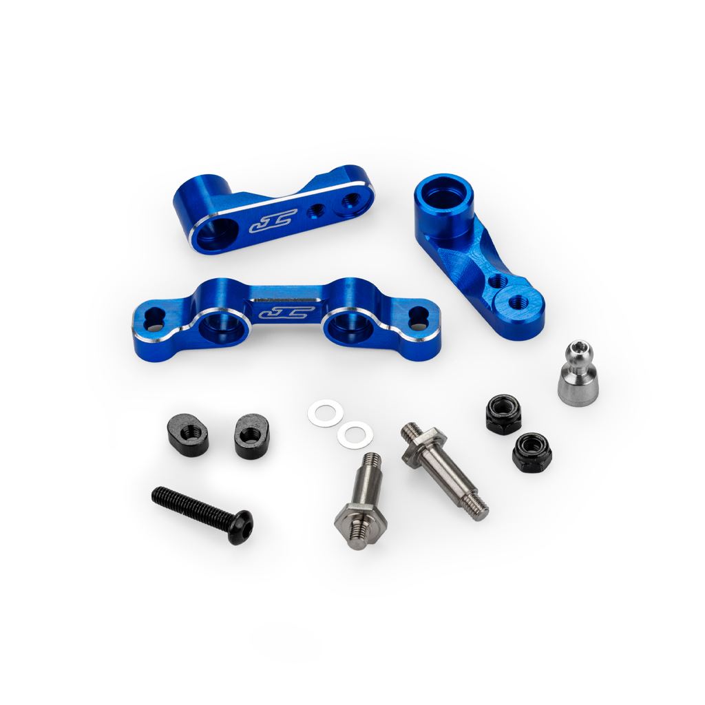 Rc10B7 | Rc10B7D Steering Kit - Blue
