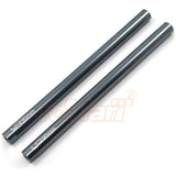 Yeah Racing Threaded Aluminum M3 Link Pipe 6x90mm 2pcs GunMetal