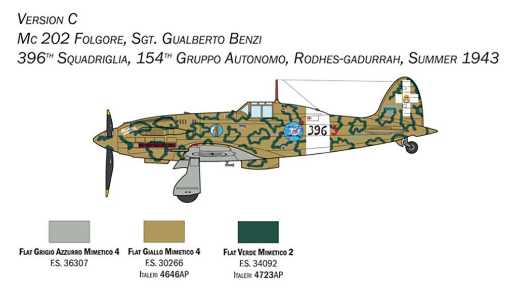 Italeri MC 202 Folgore