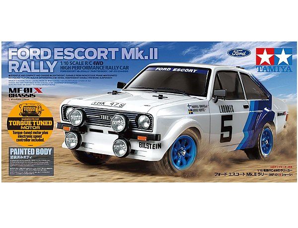Tamiya RC Ford Escort MkII Rally PB MF-01X Model Kit - 58687