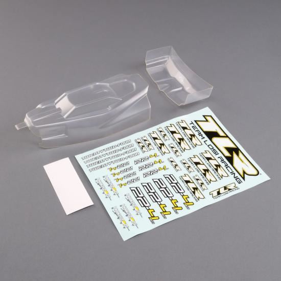 Losi Lightweight Low Profile Body/Wing Clear: 22-4 2.0