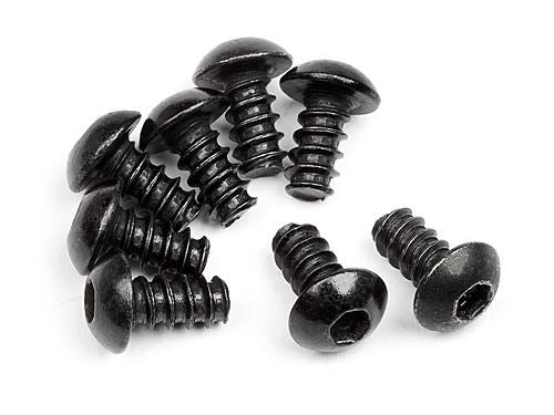 HPI Tp. Button Head Screw M3X6mm (Hex Socket/8Pcs)