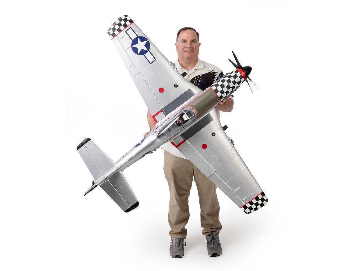 E Flite P-51D Mustang Inbig Beautiful Dollin 1.5M Bnf Basic With As3X+