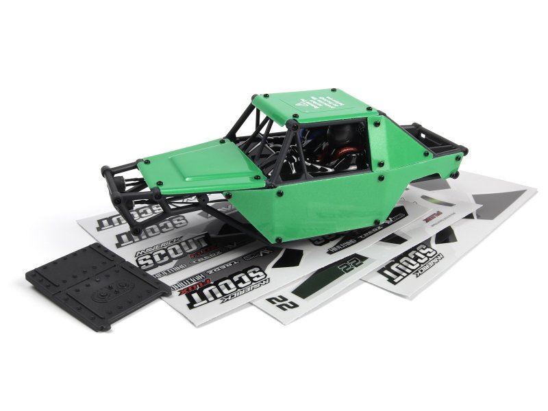 Scout-24 1/24Th Rock Crawler -Printed Body - Green