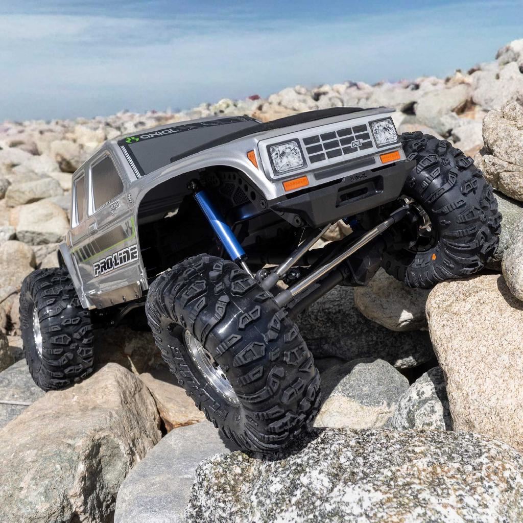 Pro-Line Pro-Comp Front/Rear (97Mm) Scaler Shocks, Blue (2): 1/10 Roc