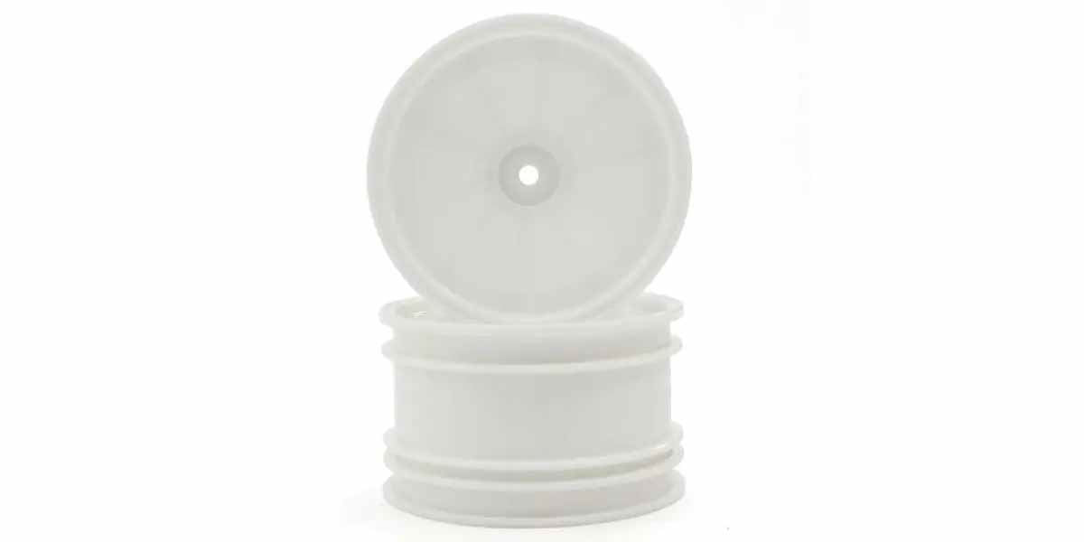 Kyosho Optima Serie White 2.2 Inches Rear Dish Wheels (2)