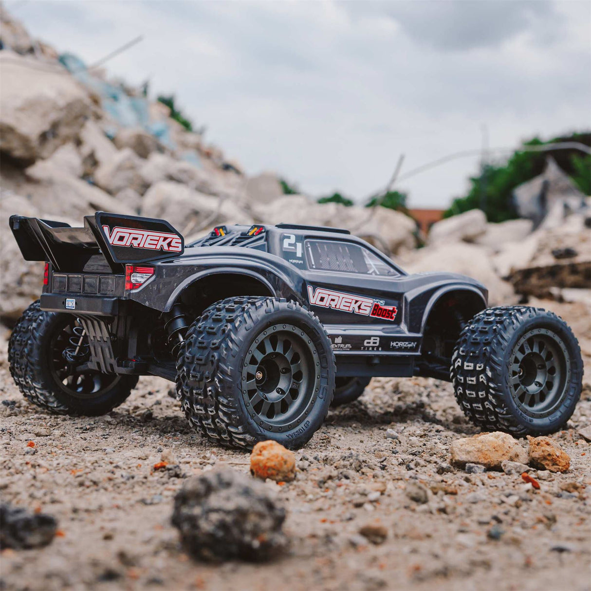 Arrma Vorteks Boost 4X2 550 Mega 1/10 2WD ST Gunmetal