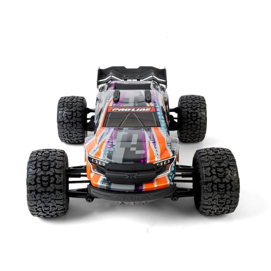 Pro-Line Jaeger Front/Rear Mt Tires Mtd 12Mm Black Split Six (2): Arr