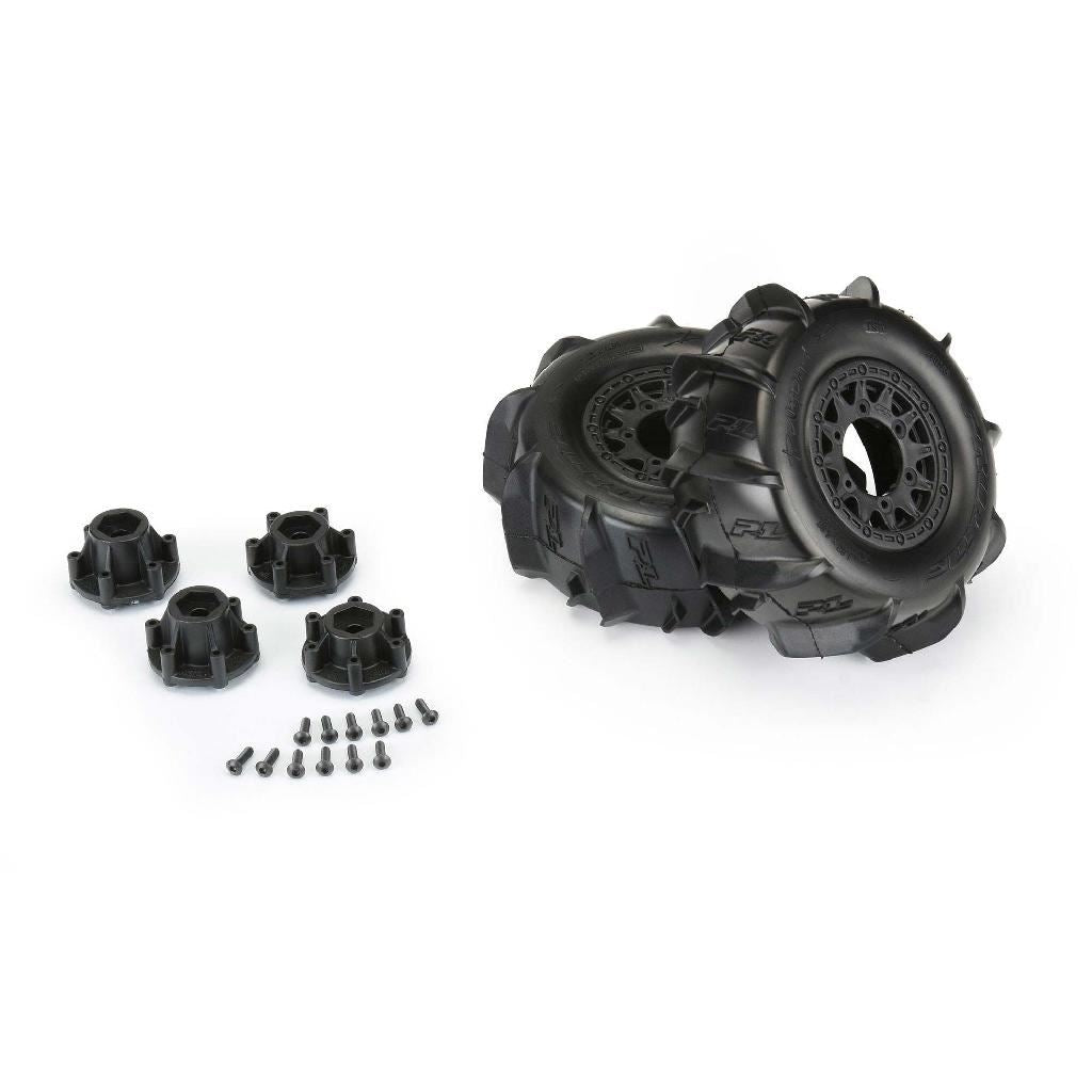 Proline 1/10 Dumont Front/Rear 2.2In/3.0In Sc Mounted 12mm Black Raid