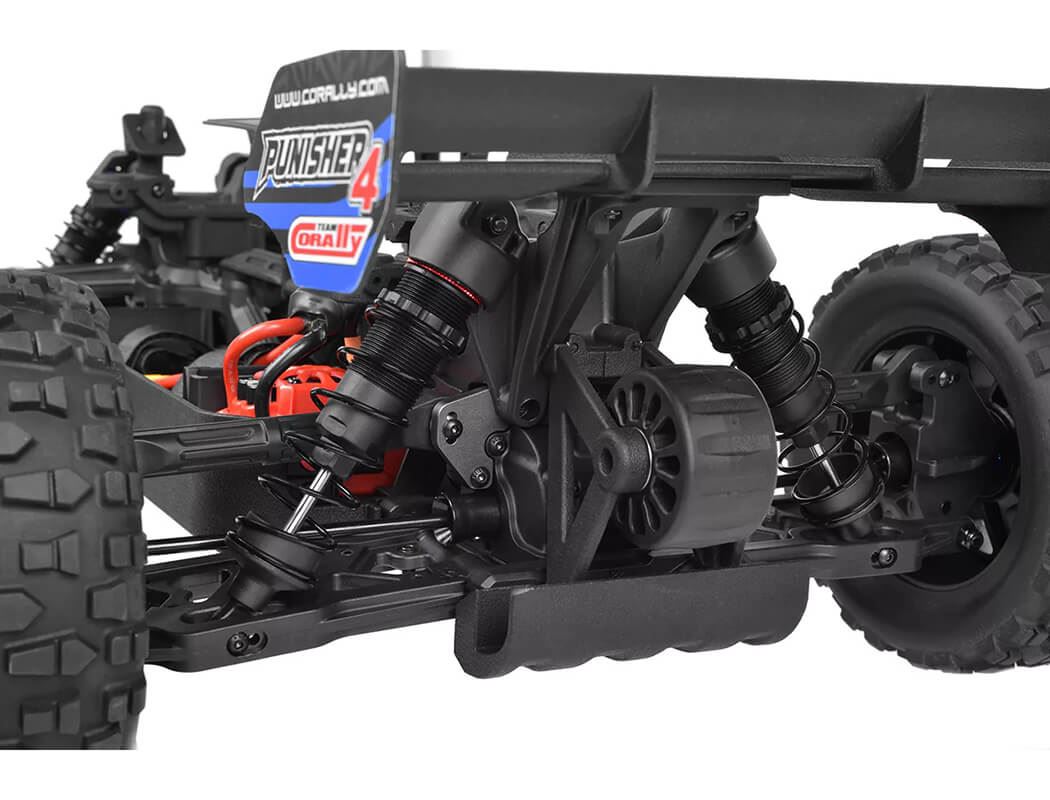 Corally Punisher 4 Brushless 4S Basher Truck Rtr - Blue