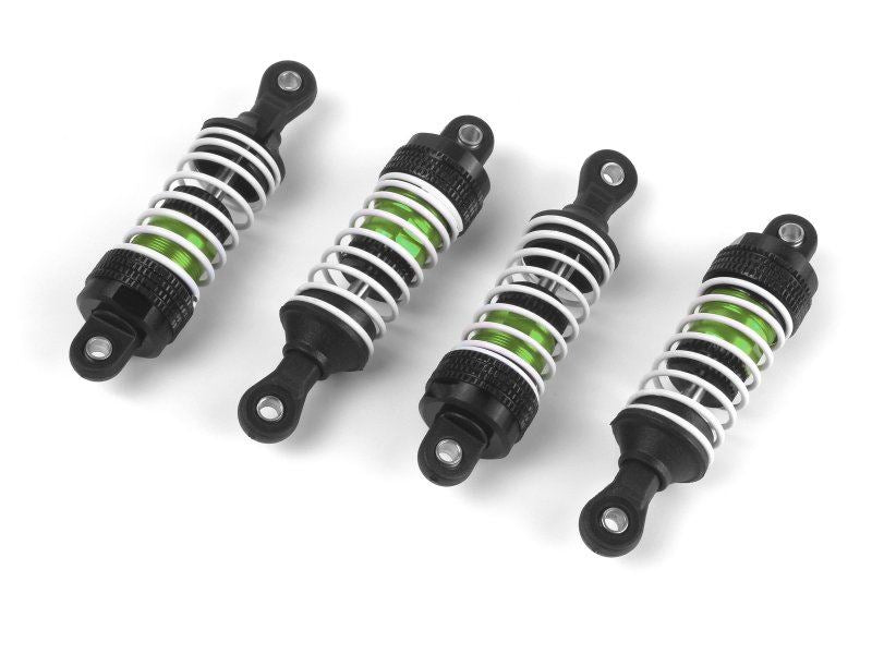 Aluminum Oil-Filled Shock Absorber Set Green/4Pc