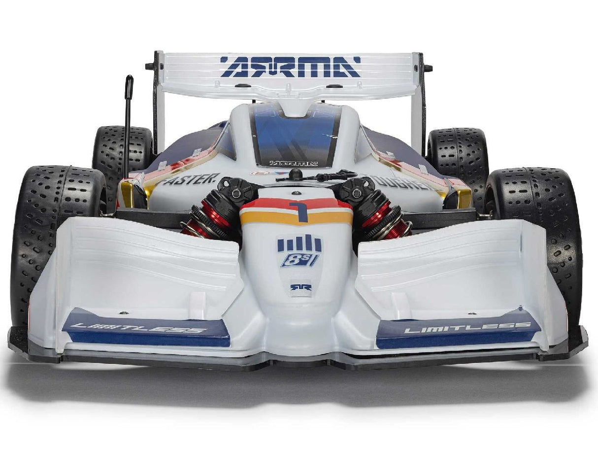 Arrma 1/7 Limitless 8S Avc 4X4 Rtr Blx Street Speed, White/Blue