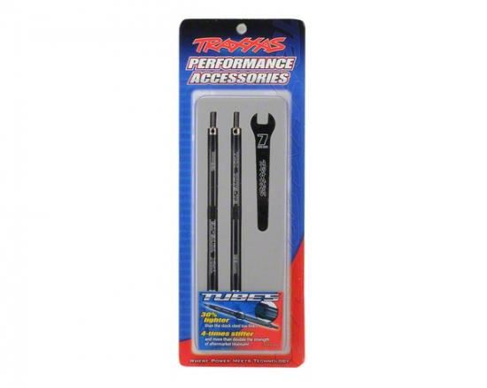 TRAXXAS Toe links, Revo (Tubes 7075-T6 aluminium, black)(128mm, fits
