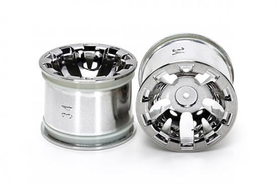Tamiya T3-01 Chrome Whl 4 Wps Tire R