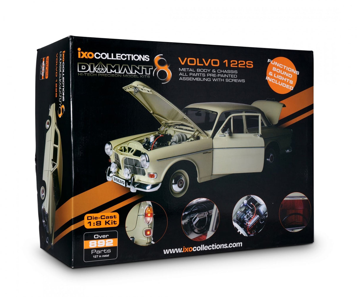 Ixo (Parent) Full Kit Volvo S122 Amazone 1/8 Scale Metal Kit