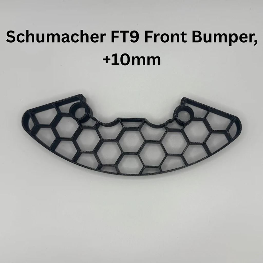 Riptech Rc Ft9 Front Bumper - +10Mm Black
