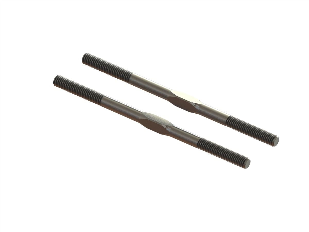 Arrma Steel Turnbuckle M4x95mm Silver (2)