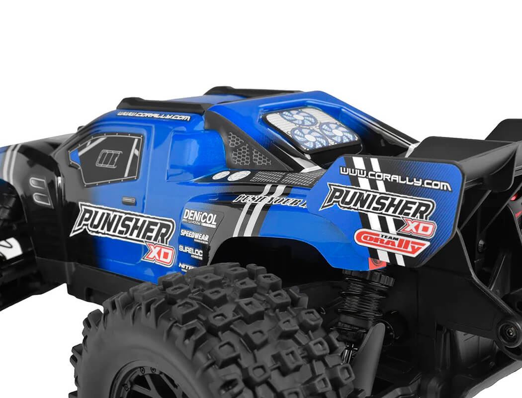 Corally Punisher Xd Rtr Truck - Blue