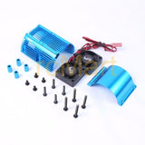Yeah Racing Heat Sink with Twin Tornado High Speed Fans sets for 1:8 Motors with around 40.8mm diameter