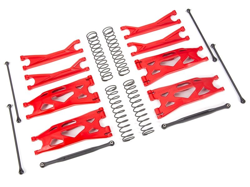 Traxxas X-Maxx WideMaxx Suspension Kit - Red