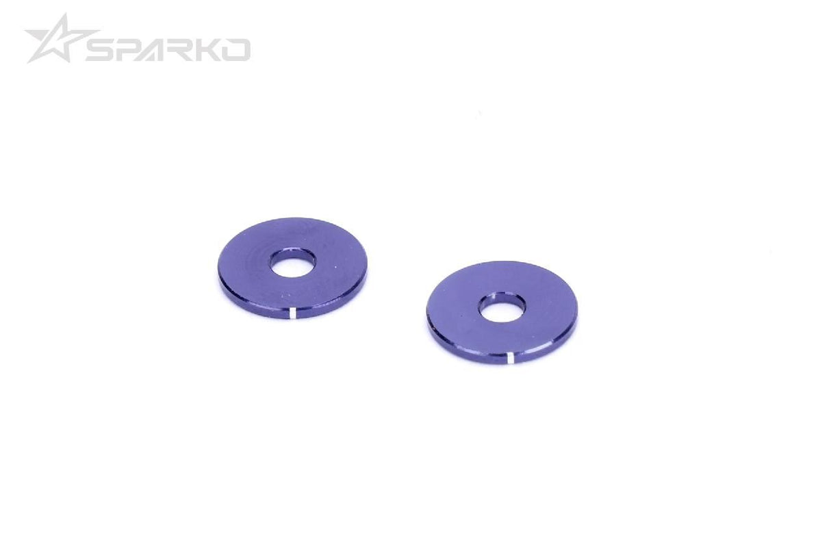 Sparko F8 7075 Aluminum Shock Ball Stud Shim 1Mm (2) Se