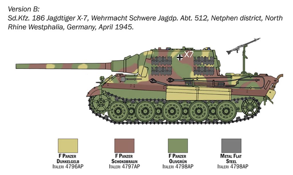 Italeri Sd.Kfz. 186 Jagdtiger