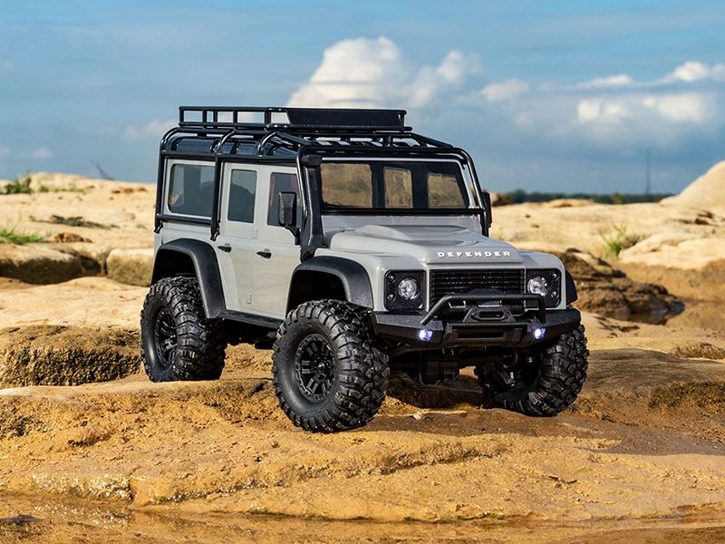 Traxxas TRX-4M Land Rover Defender 1/18 RTR 4x4 Trail Truck - Silver