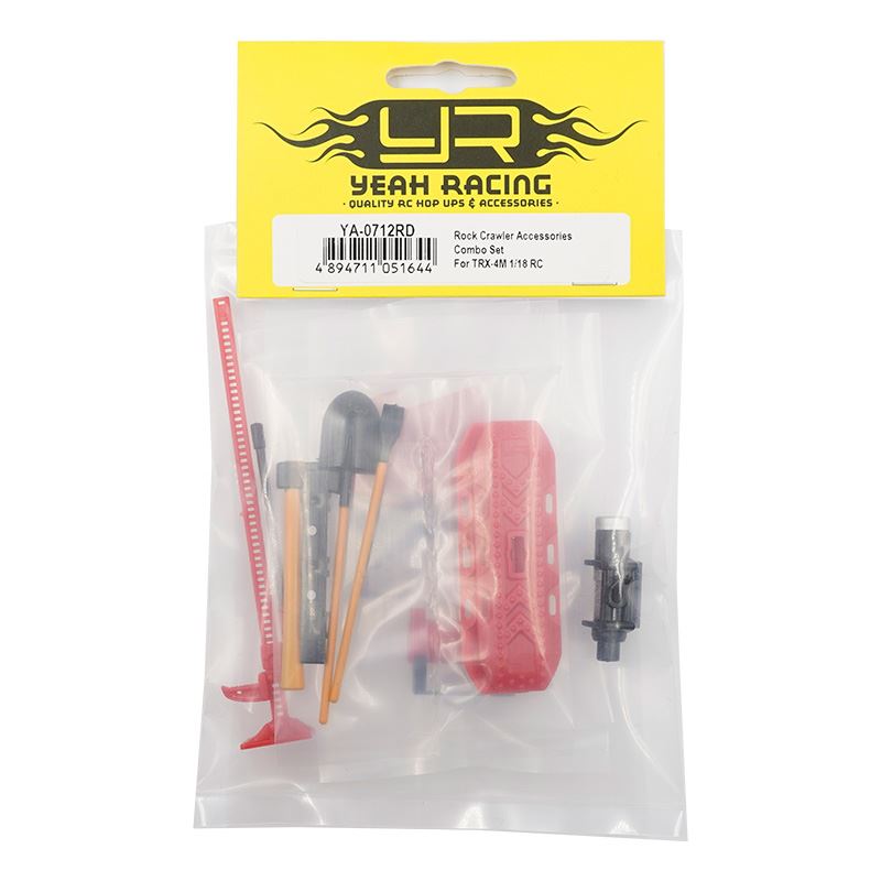 Yeah Racing Rock Crawler Accessories Combo Set For 1/18 1/16 RC (fits TRX-4M)