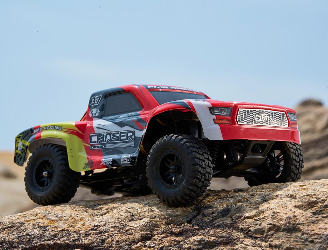 Fms Fsc24 1/24Th Chaser Truck Rtr - Red