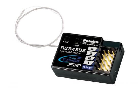 Futaba 4-Channel T-FHSS SR Receiver - HV, 2.4GHz