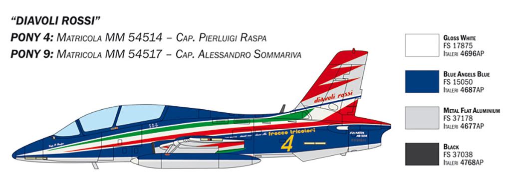 Italeri Aermacchi MB-339 “60th P.A.N. Anniversary”