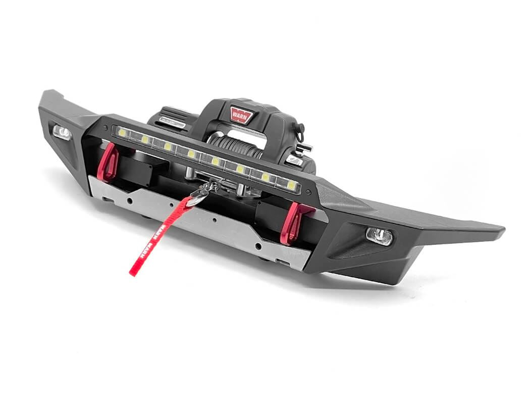 RC4WD ROOK METAL FRONT BUMPER WITH LED FOR TRAXXAS TRX-4 2021 BRONCO