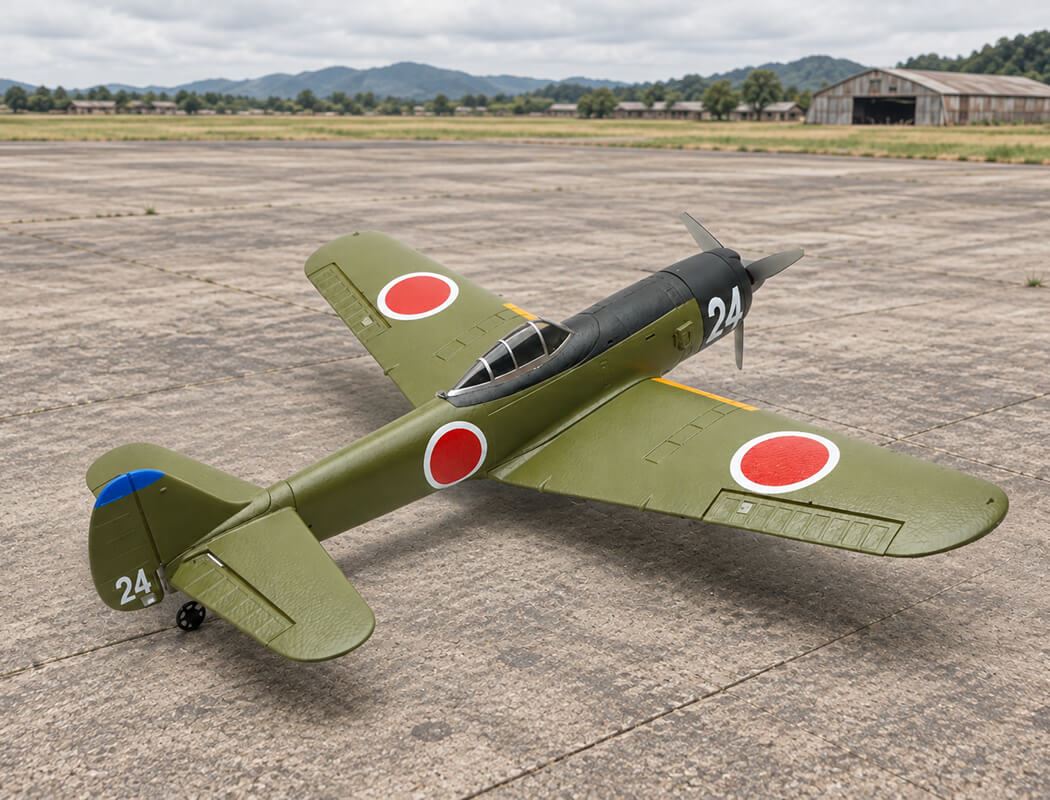 Mo-Fly Nakajima Ki-84 695Mm 6Ch 3D/6G With 6-Axis Gyro Rtf