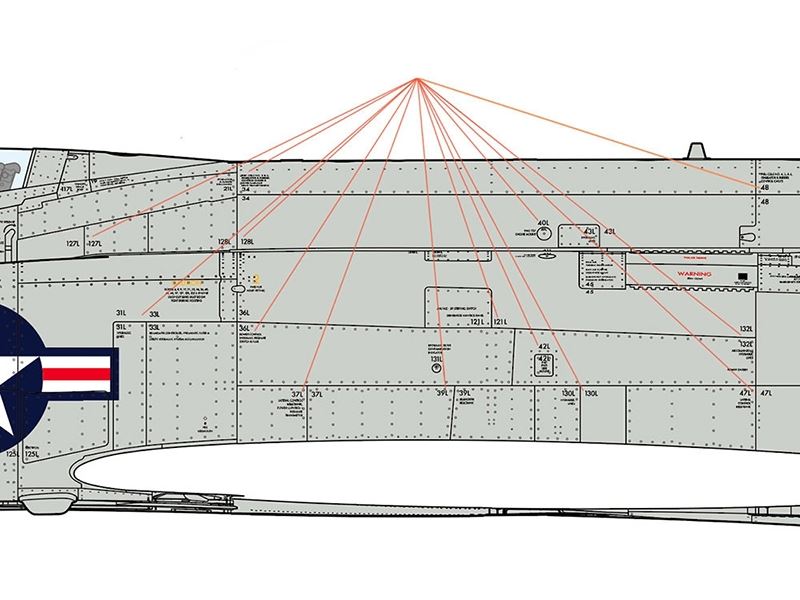 Tamiya 1/48 F-3 Door Decal Set A