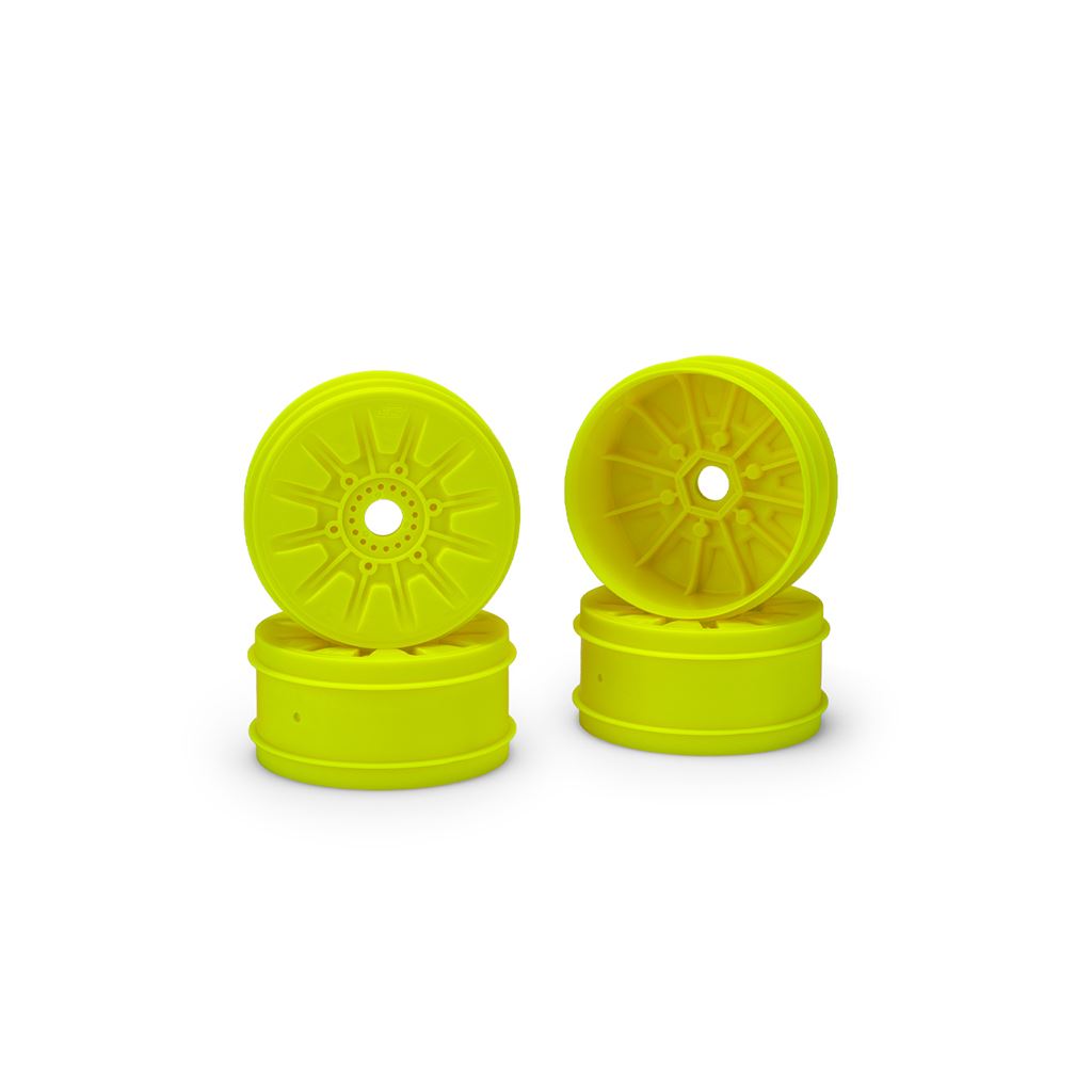 Pioneer 1:8Th Buggy Wheel 83Mm - Yellow - 4Pc