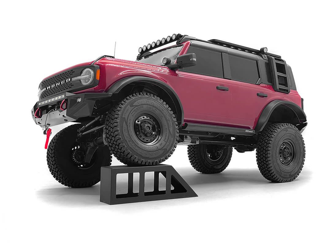 RC4WD ROOK METAL FRONT BUMPER WITH LED FOR TRAXXAS TRX-4 2021 BRONCO