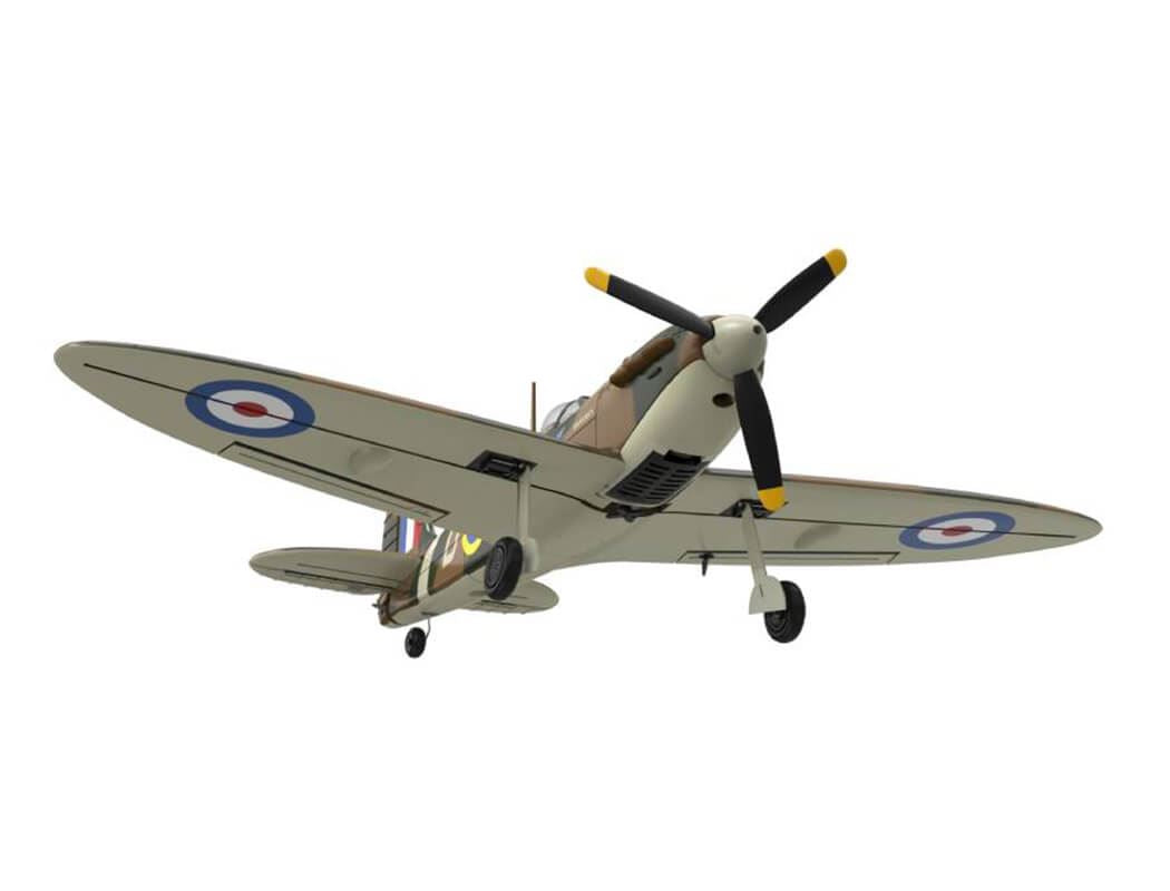 Volantex Spitfire Mkii 4Ch 500Mm Brushless W/Gyro Rtf