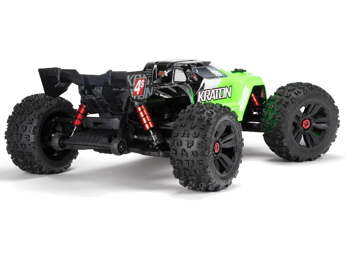 Arrma 1/10 Kraton 4x4 4S BLX Centre Diff Speed MT (Green)