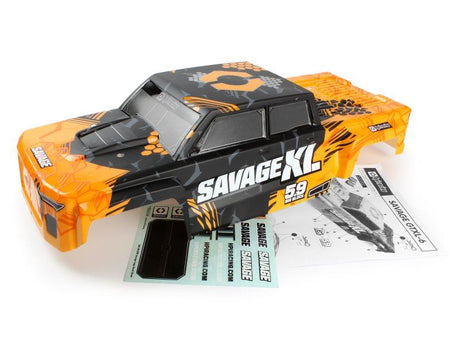 Gtxl-6 Kingcab Painted Truck Body (Orange/Black)