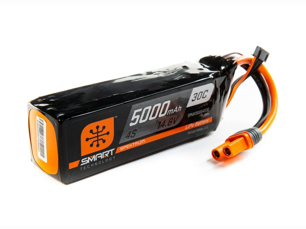 Spektrum 5000mAh 4S 14.8V Smart LiPo 30C; IC5