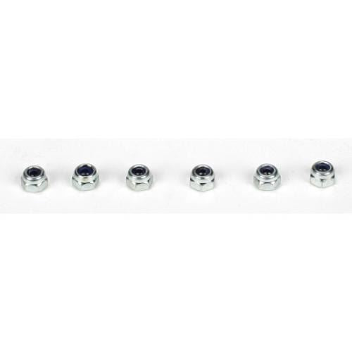 TLR Locknut, M2.5 x .45 x 5mm (6)