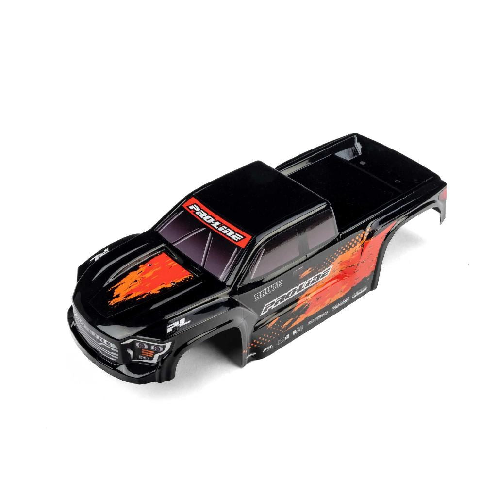 Pro-Line 1/16 Pre-Cut Truck Body Tough Color Black: Traxxas Mini Maxx
