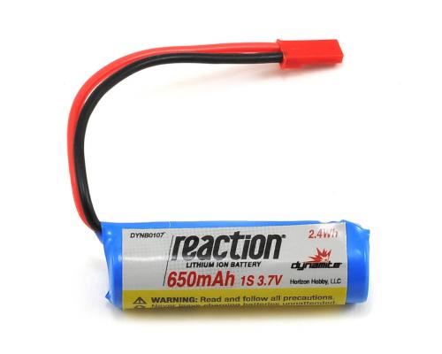 PRB 3.7V 650mAh 1S Li-Ion w/JST: PRB React 9