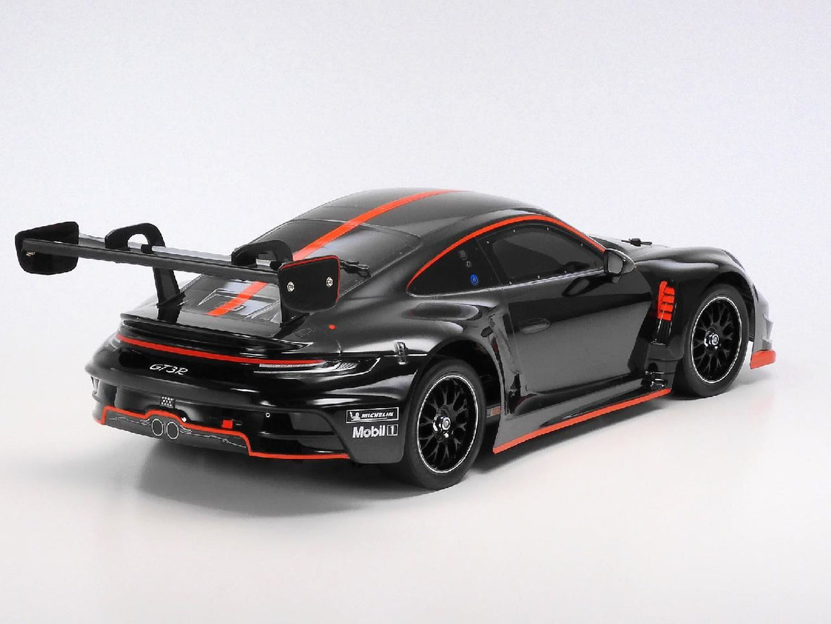 Tamiya Porsche 911 Gt3 R (992) With Black Painted Body (Tt-02)
