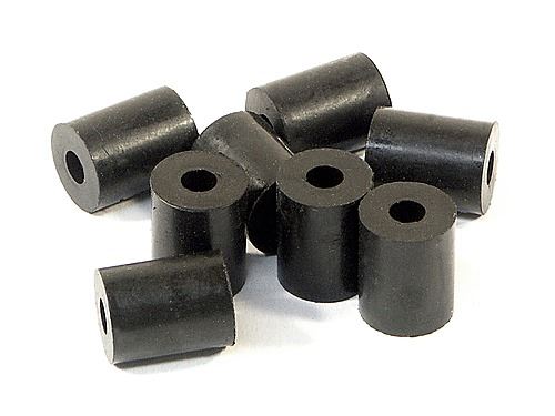 HPI Rubber Tube 3 X 8 10mm (Shaped/Black/8Pcs)