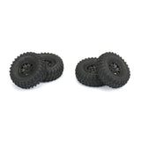 Proline 1/24 Hyrax Front/Rear 1.0In Tires Mounted 7mm Black Impulse (