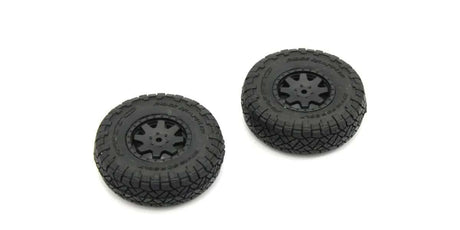 Pre-Glued Tires (2) Toyota 4Runner Mini-Z 4X4 Mx01 - Heavy Weight